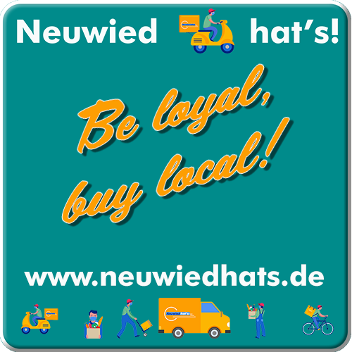 Werbekachel, Be loyal - buy local
