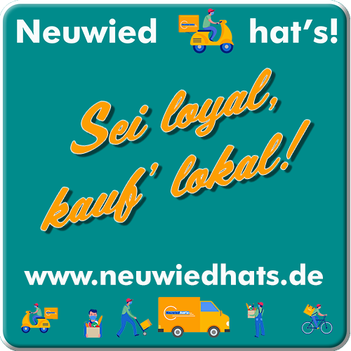 Werbekachel, Sei loyal - kauf' lokal